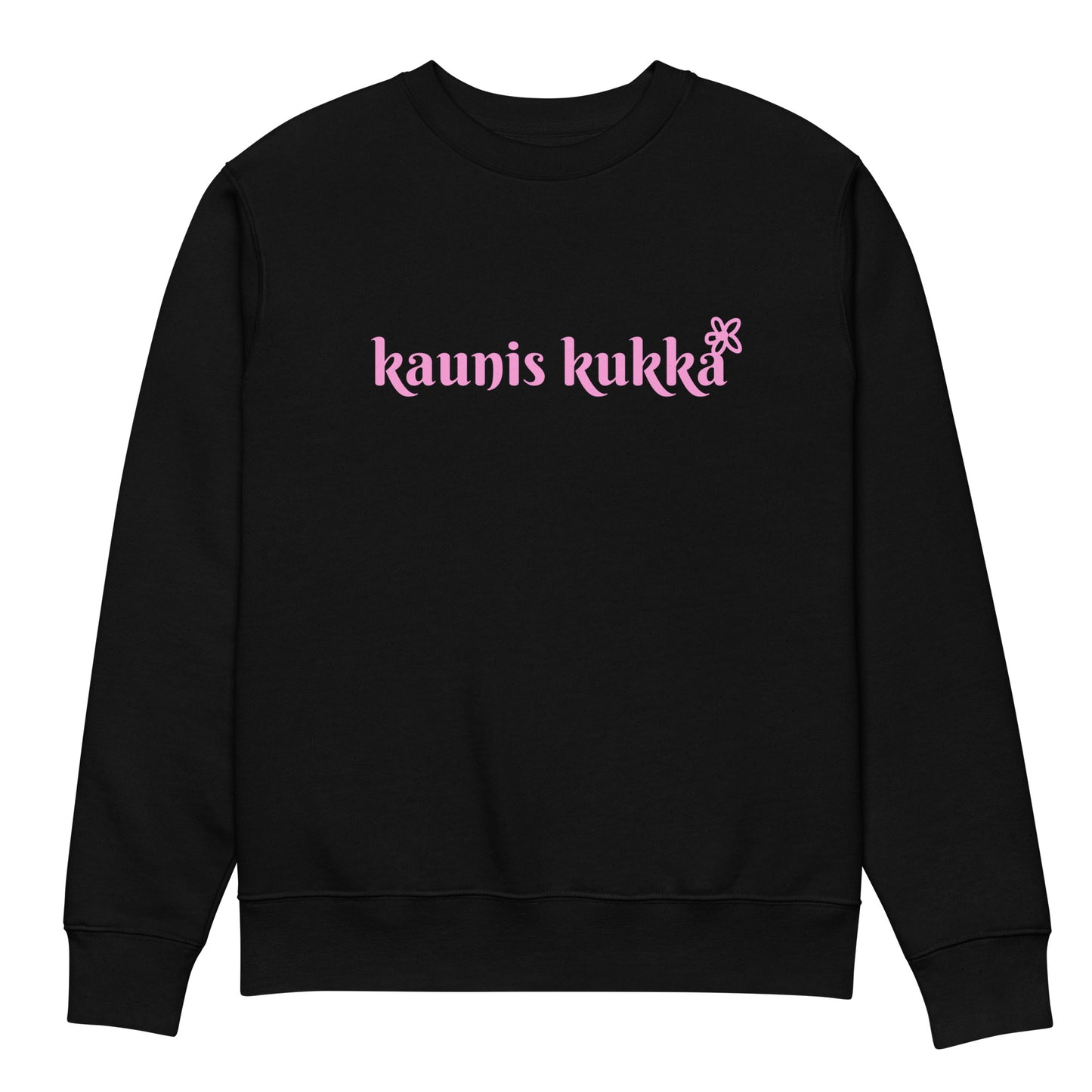 Kaunis Kukka Pink eco sweatshirt