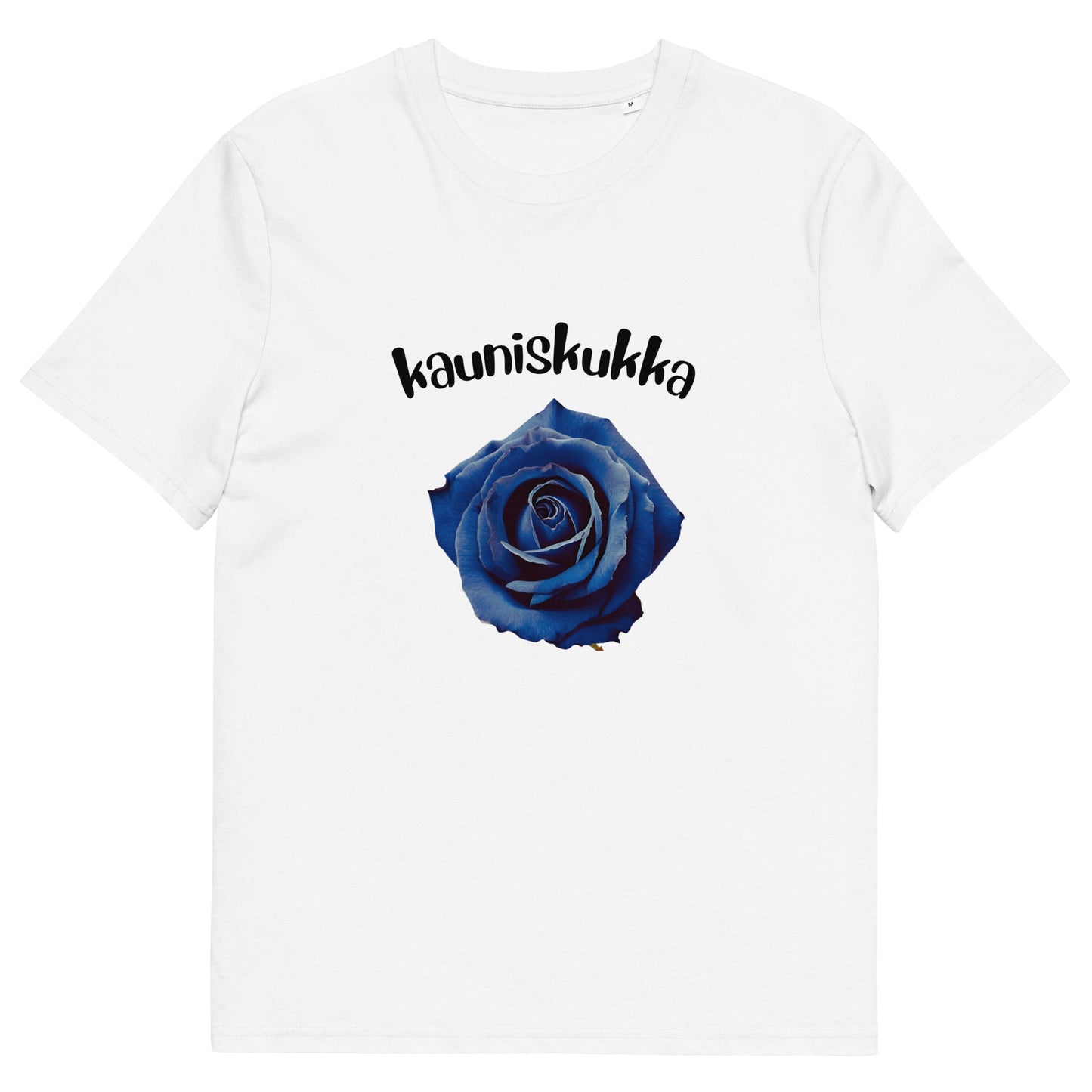 T-shirt Motif Rose Bleue