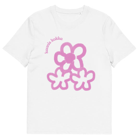 Pink Distorted Flower Tee