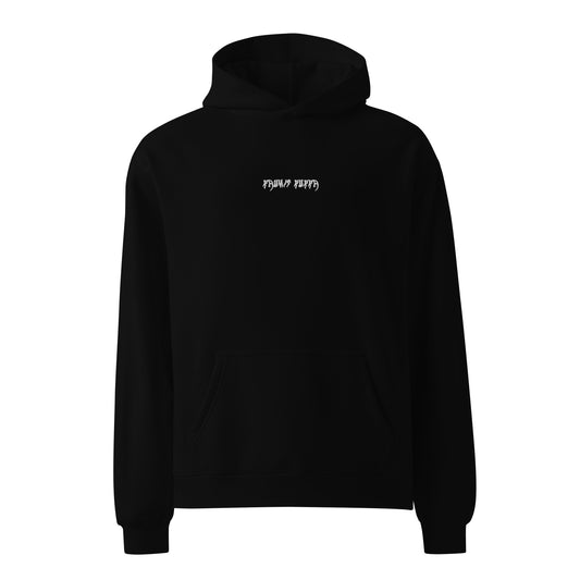 Simple Embroidery oversized hoodie